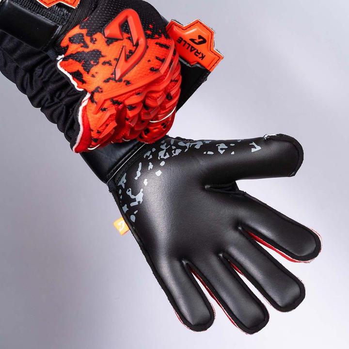 Produktbild Catch & Keep Fussballhandschuhe Kralle Splash Gr. 3 Rot Torwart Keeper Goalie Handschuhe (3)