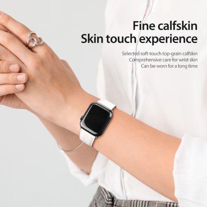 Produktbild Dux Ducis YA Armband (38 mm, 40 mm, 41 mm, Echtleder, Apple Watch Series 1, Apple Watch Series 2, Apple Watch Series 3, Apple Watch Series 4, Apple Watch Series 5, Apple Watch Series 6, Apple Watch Series 7, Apple Watch Series 8, Apple Watch Series 9, Apple Watch SE)