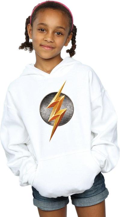 Immagine prodotto Justice League Movie Flash Emblem Felpa con Cappuccio Ragazze (116)