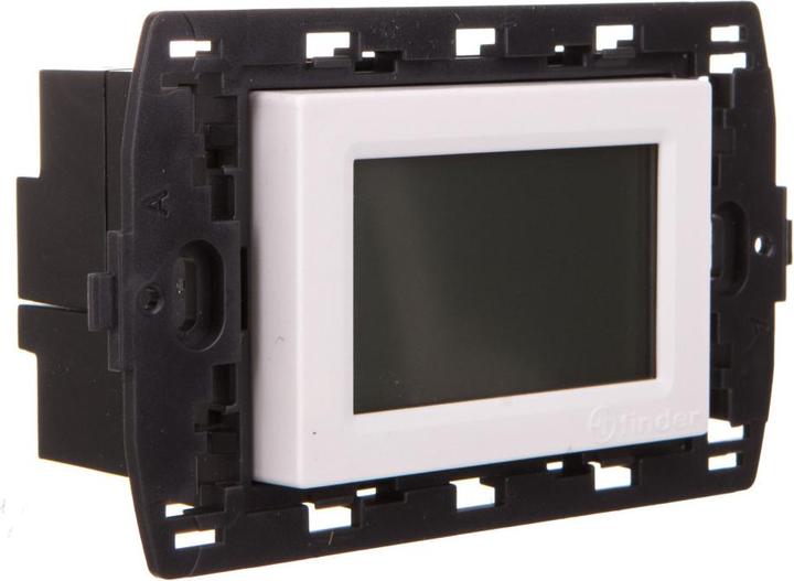 Finder Termostato elettronico bianco da incasso, programmabile settimanalmente (1C.51.9.003.0007)