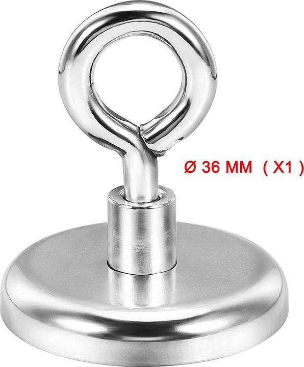 Immagine prodotto Swissdetector Magneti oculari - Super potenti - Ø 36 MM - Forza 45 kg (X 1) (1 x)