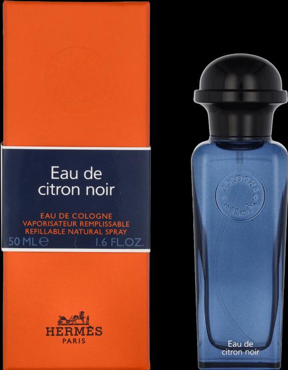 Actual product image Hermès Eau de Citron Noir by Eau de Cologne Refillable Spray 50 ml (Eau de cologne, 50 ml)