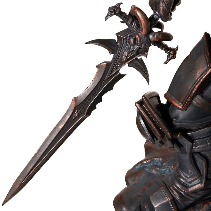 Actual product image Blizzard Prince Arthas Statue
