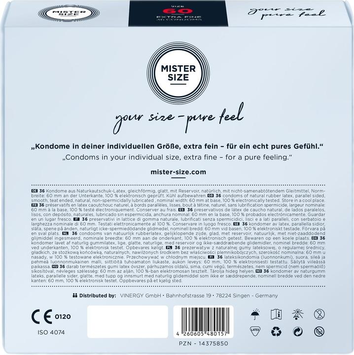 Immagine prodotto Mister Size Pelle sottile (36 pz.)