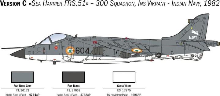 Actual product image Italeri Sea Harrier FRS.1