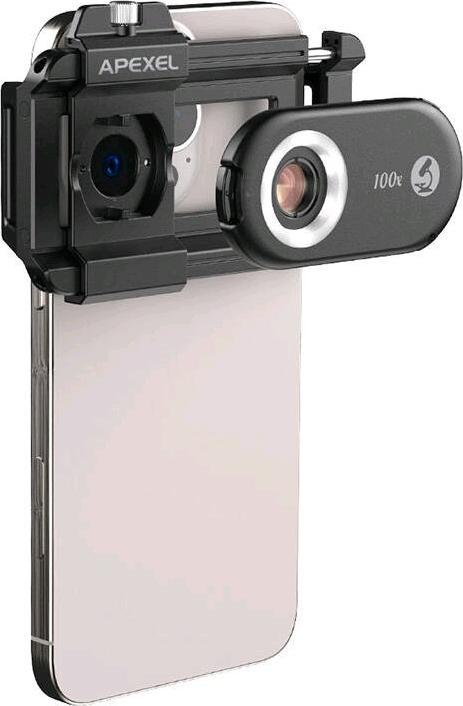 Actual product image Apexel Lens for phone 100x APL-MS100