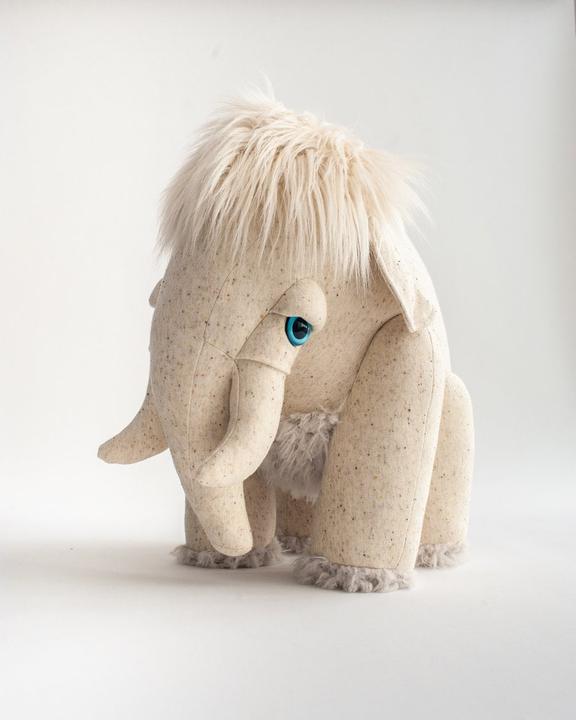 Produktbild BigStuffed Albino Mammut Gross (42 cm)