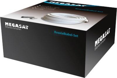 Image du produit Megasat 100146 Câble coaxial 20 m F Blanc (110 dB, Câble d'antenne)