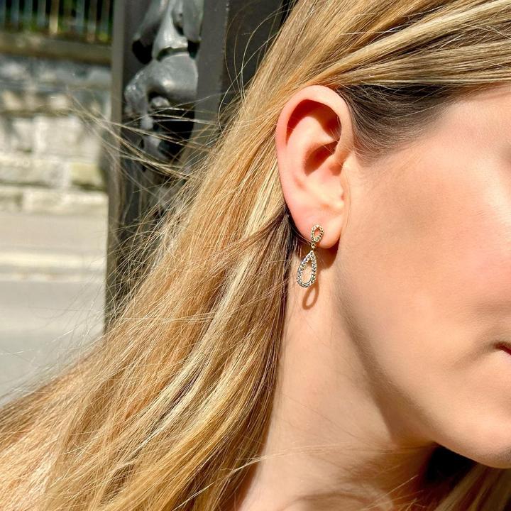 Image du produit Candy Boucles d'oreilles Brio, argent sterling 925, plaqué or (Argent massif de 925, Plaqué or 18k)
