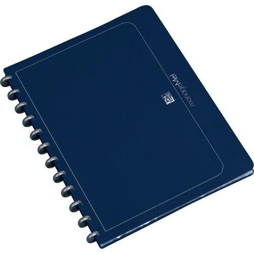 Actual product image Elba vario-zipp ring binder manageMe!, DIN A4, dark blue ring diameter: 21 mm, ring color: silver-metalli (A4, 1 x)