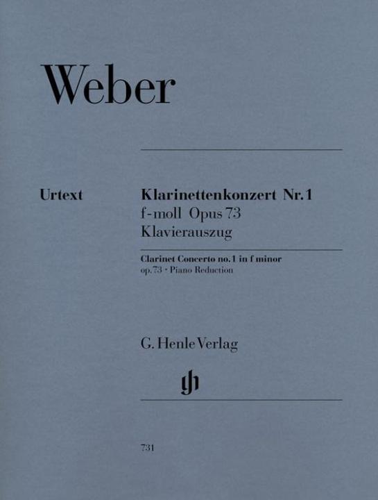 Produktbild Klarinettenkonzert Nr. 1 f-moll op. 73 (Deutsch, Norbert Gertsch, Carl Maria von Weber, 2002)
