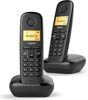Gigaset WIRELESS PHONE A270 DUO BLACK (L36852-H2812-D201)