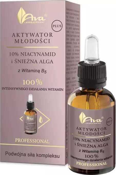 Immagine prodotto AVA Laboratorium Siero Attivatore di Giovinezza Plus Alghe della Neve e Niacinamide 10% 30Ml (30 ml)