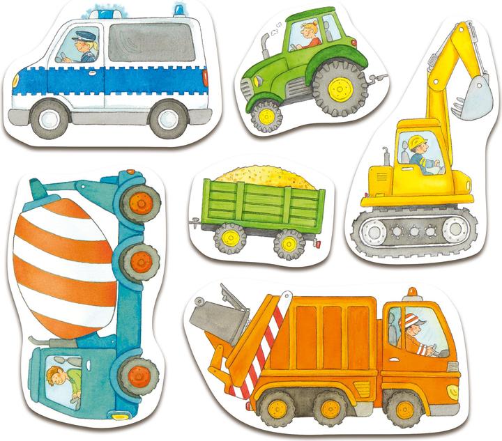 Ravensburger My first magnetic book: What goes where? Vehicles - Magnet playbook from 12 months, children's book (German)