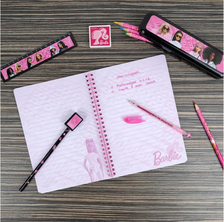 Actual product image Undercover Writing set Barbie 9-piece