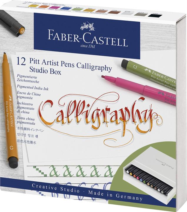 Produktbild Faber-Castell Pitt Artist Pen (Mehrfarbig, 12 x)