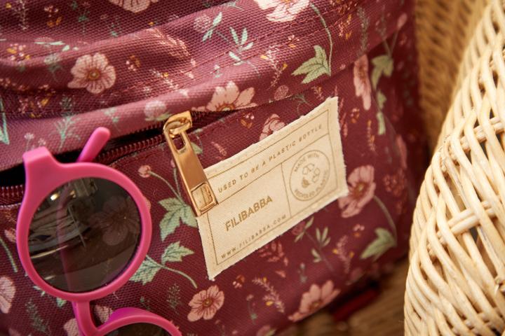Produktbild Filibabba Rucksack aus recyceltem RPET - Fall Flowers