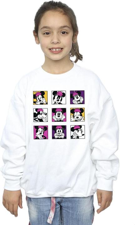 Produktbild Disney Minnie Mouse Squares Sweatshirt Mädchen (140, 146)