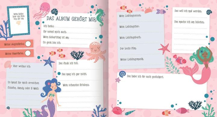 Produktbild Freundebuch - Meerjungfrau
