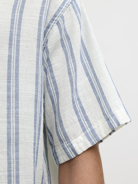 Actual product image Jack & Jones Jjeenzo Stripe Resort Shirt Ss Sn (M)