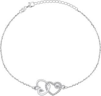 Image du produit Brilio Argent - Bracelet romantique en argent avec zircons BRC32W