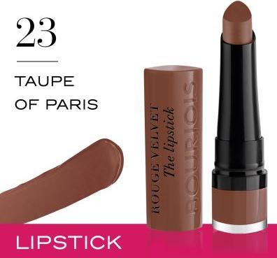 Actual product image Bourjois Rouge Velvet The Lipstick (23 Taupe Of Paris)