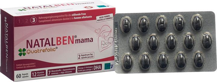 Image du produit Natalben Maman Quatrefolic (1 pièce(s), Capsules, 132 g)