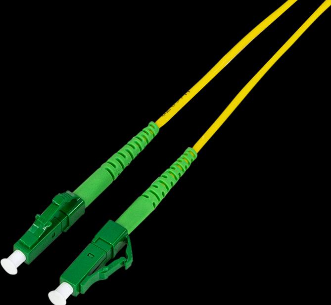 Actual product image LogiLink Fibre optic patch cable, 2x LC simplex, OS2, 10 m, yellow LC simplex plug (CAT6, 10 m)