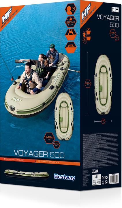 Image du produit Bestway Bateau Voyager 500 (348 cm, 3 pers.)
