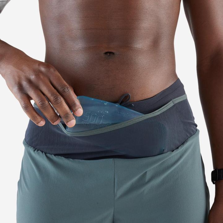 Produktbild Kiprun Men's Trail Running Long-Distance Shorts 2in1-Kiprun Run Ultra 900-Green (XL)