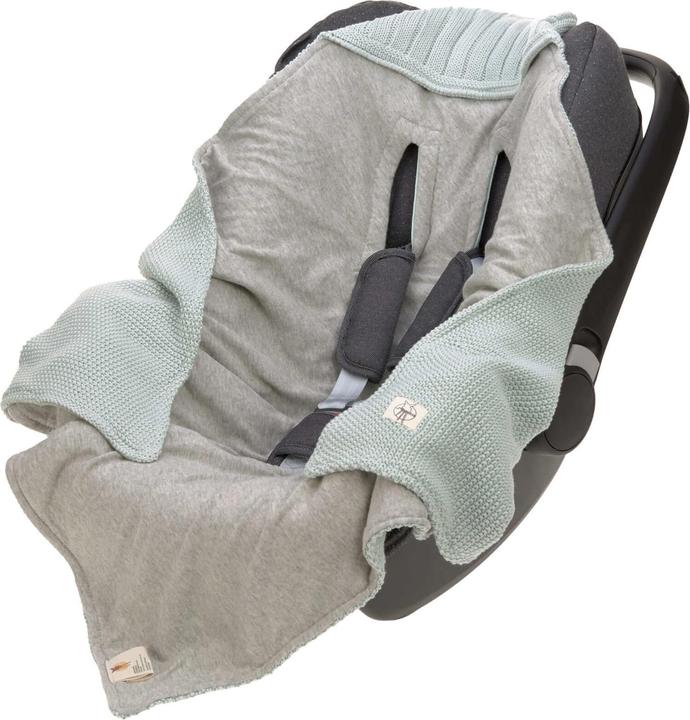 Image du produit Lässig Couverture tricotée pour siège auto bébé (78 x 78 cm)
