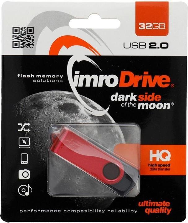 IMRO USB-Stick AXIS / 32G USB (32 GB, USB 2.0, rot) (32 GB, USB 2.0)