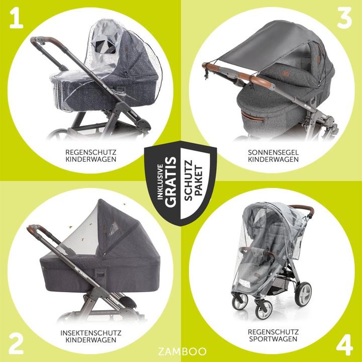 Actual product image ABC Design Salsa 4 Air pram and pushchair - incl. carrycot &