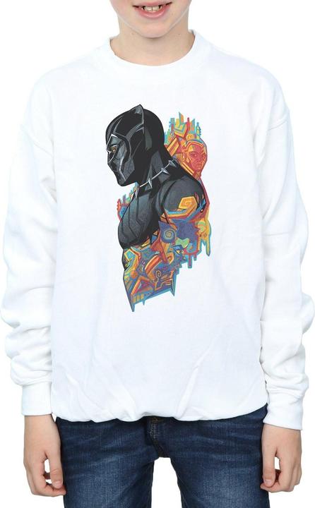 Actual product image Boys Black Panther Profile Sweatshirt (152, 158)
