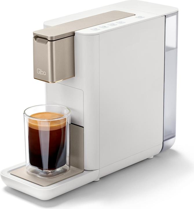 Actual product image Tchibo Qbo ICONIC capsule machine Light Gold