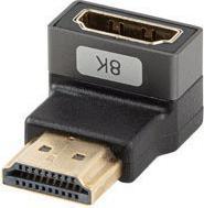 Image du produit Lanberg Adaptador 8k Hdmi(M) A Hdmi(H) Angulo Abajo Aluminio Plata (HDMI)