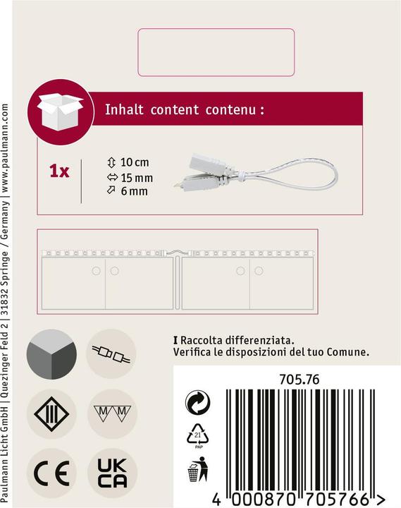 Produktbild Paulmann MaxLED Connector