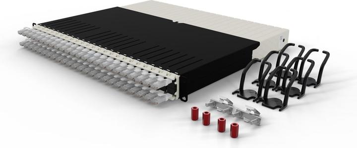 Actual product image PATCHBOX one / 8RU / Cat 6A, UTP, 0.8 m, white (U/UTP, CAT6a, 0.80 m)