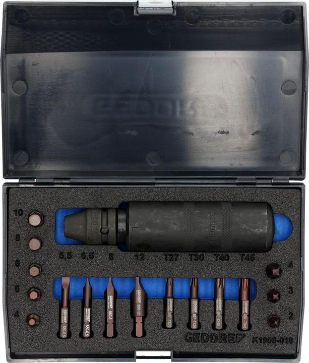 Immagine prodotto Gedore Set di allentatori per viti 1/2. 18 pezzi.