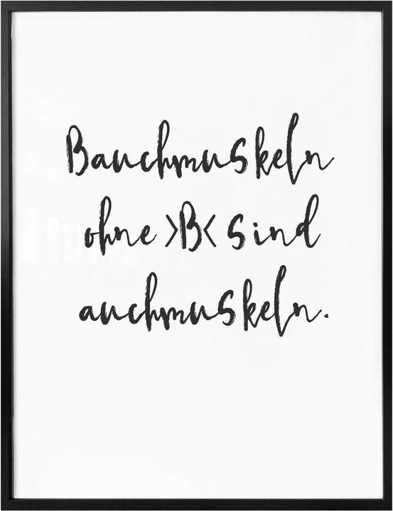 Produktbild Trenddeko Bauchmuskeln ohne B (60 x 80 cm)