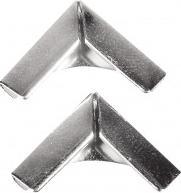 Actual product image Rayher Metal corners for book covers, silver, 4 pieces