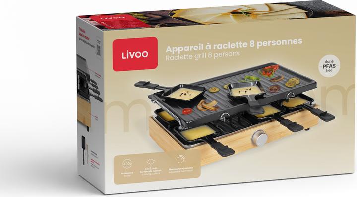 Produktbild Livoo Raclette partygrill 8 personen