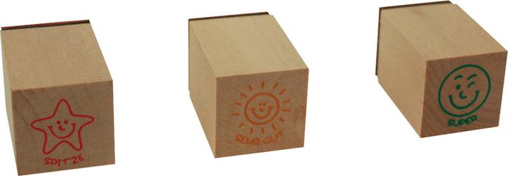 Actual product image Trendhaus Teacher stamp set wood