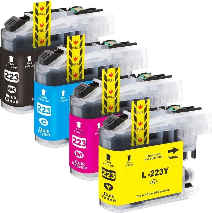 Image du produit Hermex Cartouche d'encre compatible XL pour Brother MFC-J4625DW (M, Y, CF, C)