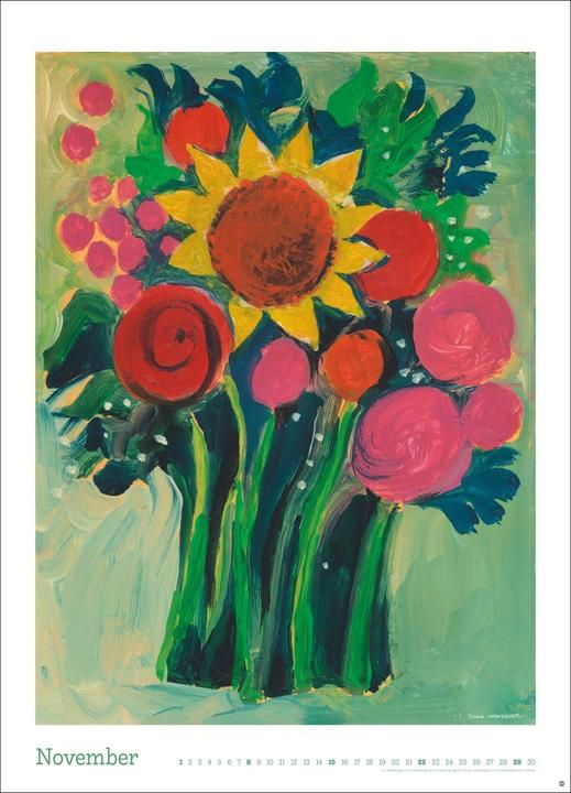 Actual product image Heye Bildkalender Rosina Wachtmeister (49 x 68 cm, German)
