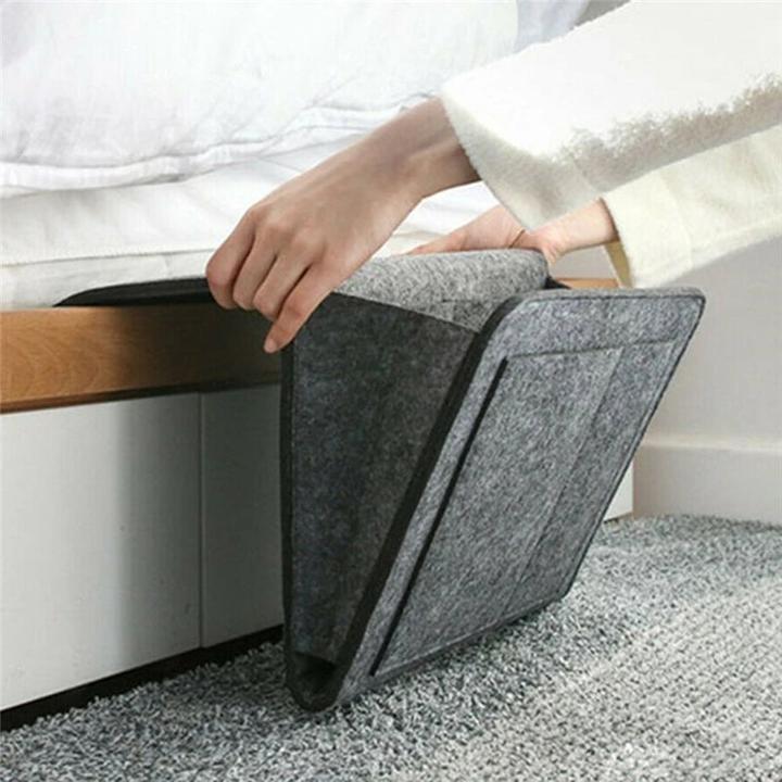Immagine prodotto Alopini 1pc Feltro per il letto Borsa portaoggetti Borsa portaoggetti da appendere Organizzatore per il