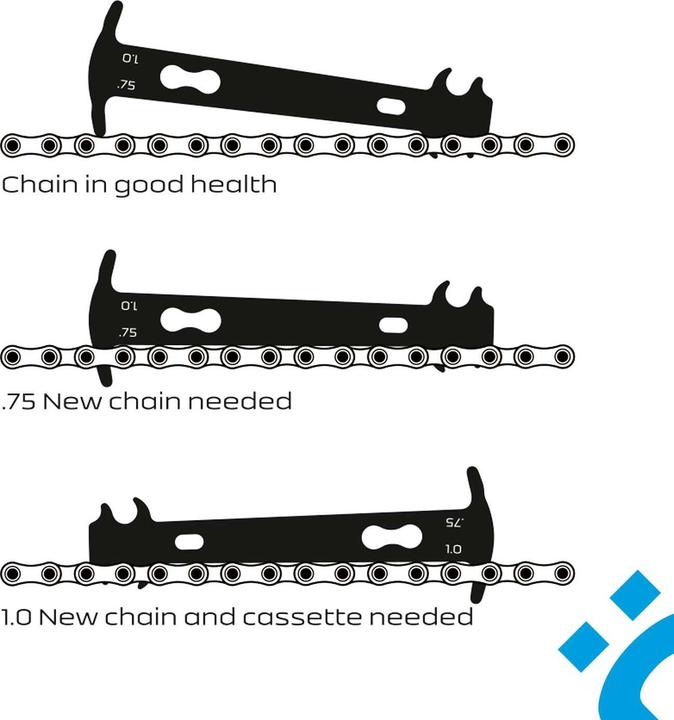 Actual product image Töls Chain Checker, Kettenverschleisswerkzeug