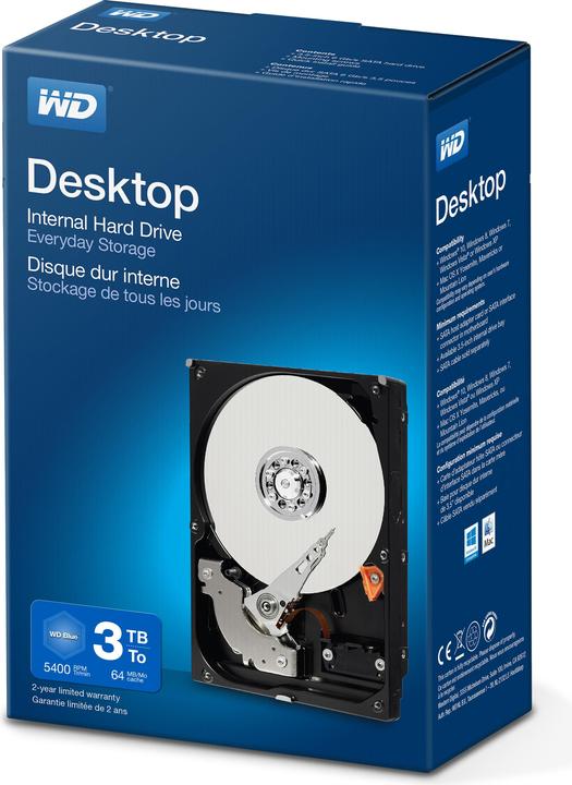 Produktbild WD Blue Retail (3 TB, 3.5", SMR)