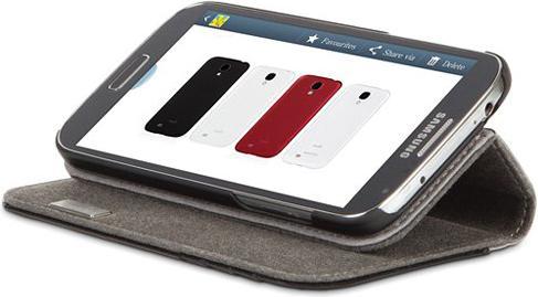 Actual product image Moshi Overture Flipcase for Galaxy S4 Grey (Samsung Galaxy S4)