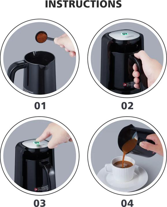 Actual product image HiBREW H9 Turkish coffee machine (0.25 l)